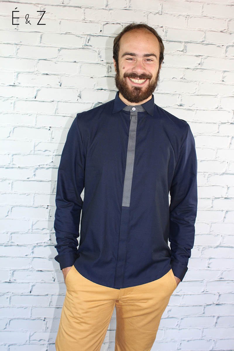 Patron couture chemise homme Sparrow / PDF (A4, A3, A0, US Letter) - Cadres, Calques par Taille, Vidéoprojection - Maison Fauve