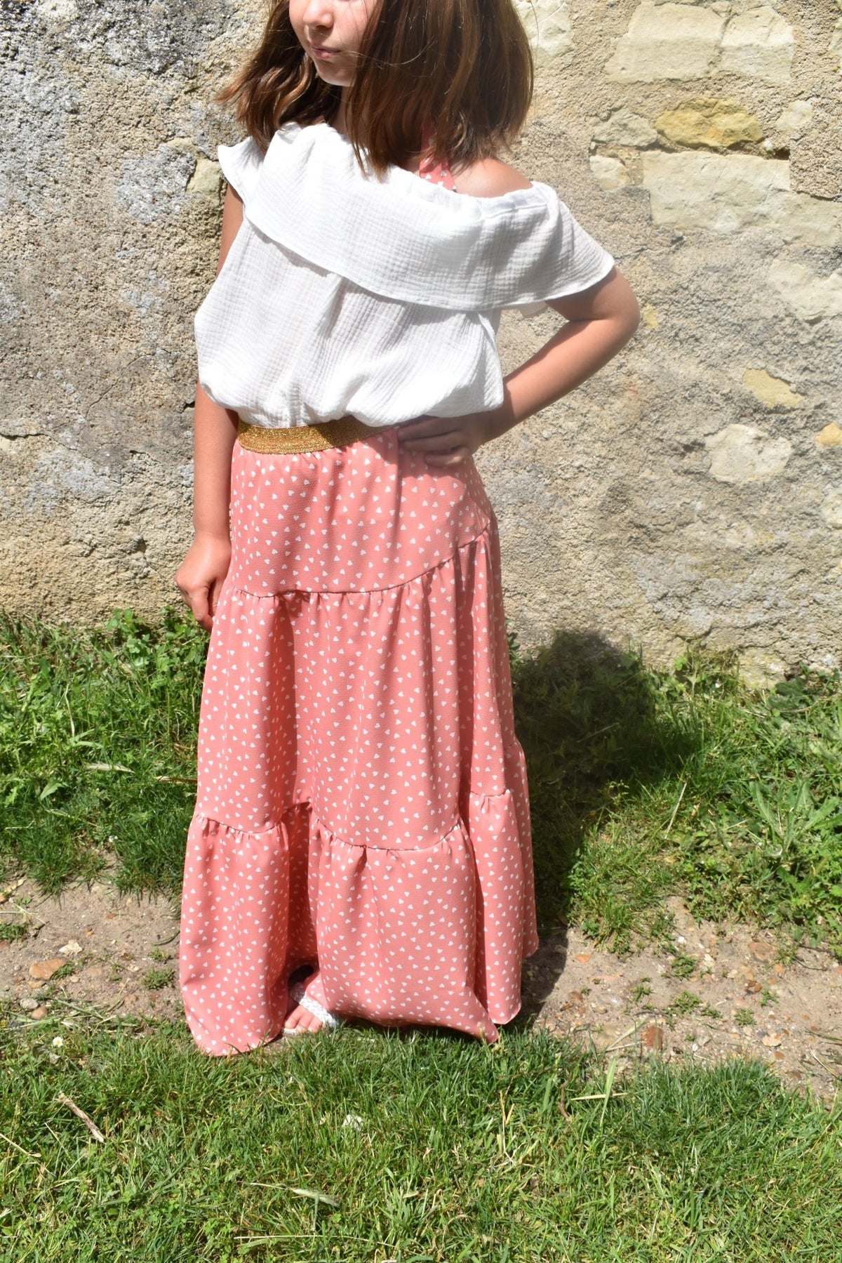 Patron couture jupe fille Miss Ivy / PDF (A4, A3, A0, US Letter) - Cadres, Calques par Taille, Vidéoprojection - Maison Fauve