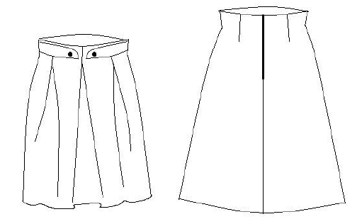 Patron couture jupe Suzie / PDF (A4, A3, A0, US Letter) - Cadres, Calques par Taille, Vidéoprojection - Maison Fauve
