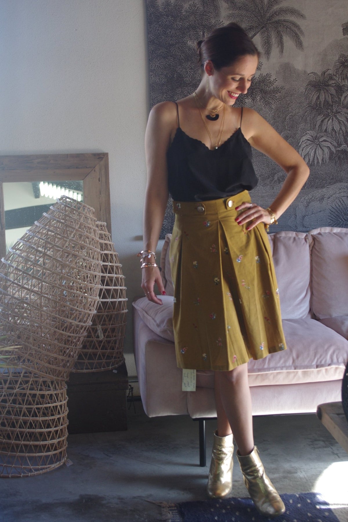 Patron couture jupe Suzie / PDF (A4, A3, A0, US Letter) - Cadres, Calques par Taille, Vidéoprojection - Maison Fauve