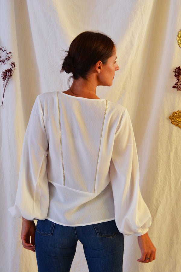 Patron couture robe, blouse Maïa / PDF (A4, A3, A0, US Letter) - Cadres, Calques par Taille, Vidéoprojection - Maison Fauve