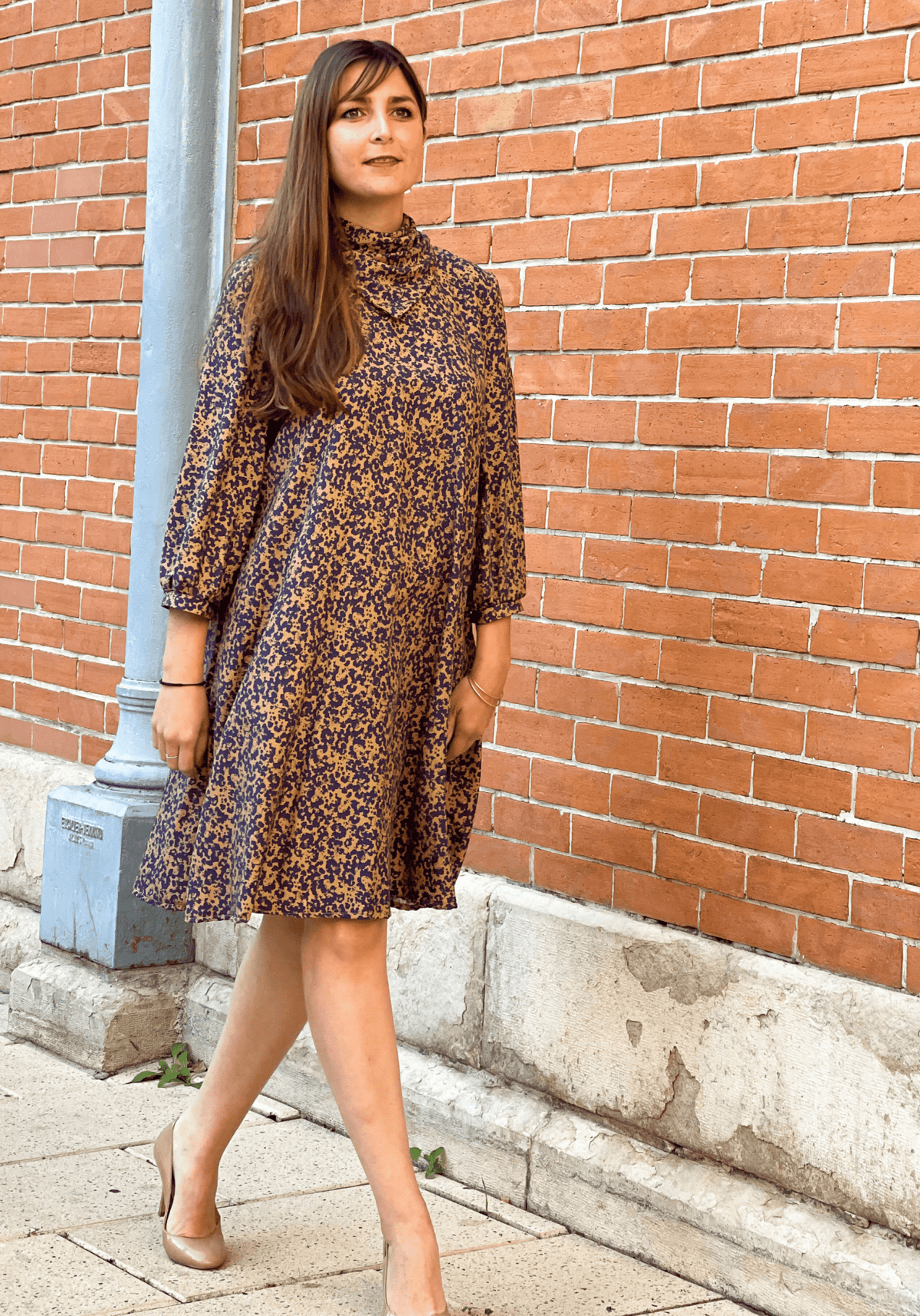 Patron couture robe, blouse Mia / PDF (A4, A3, A0, US Letter) - Cadres, Calques par Taille, Vidéoprojection - Maison Fauve