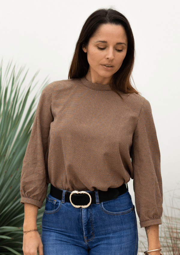 Patron couture robe, blouse Mia / PDF (A4, A3, A0, US Letter) - Cadres, Calques par Taille, Vidéoprojection - Maison Fauve