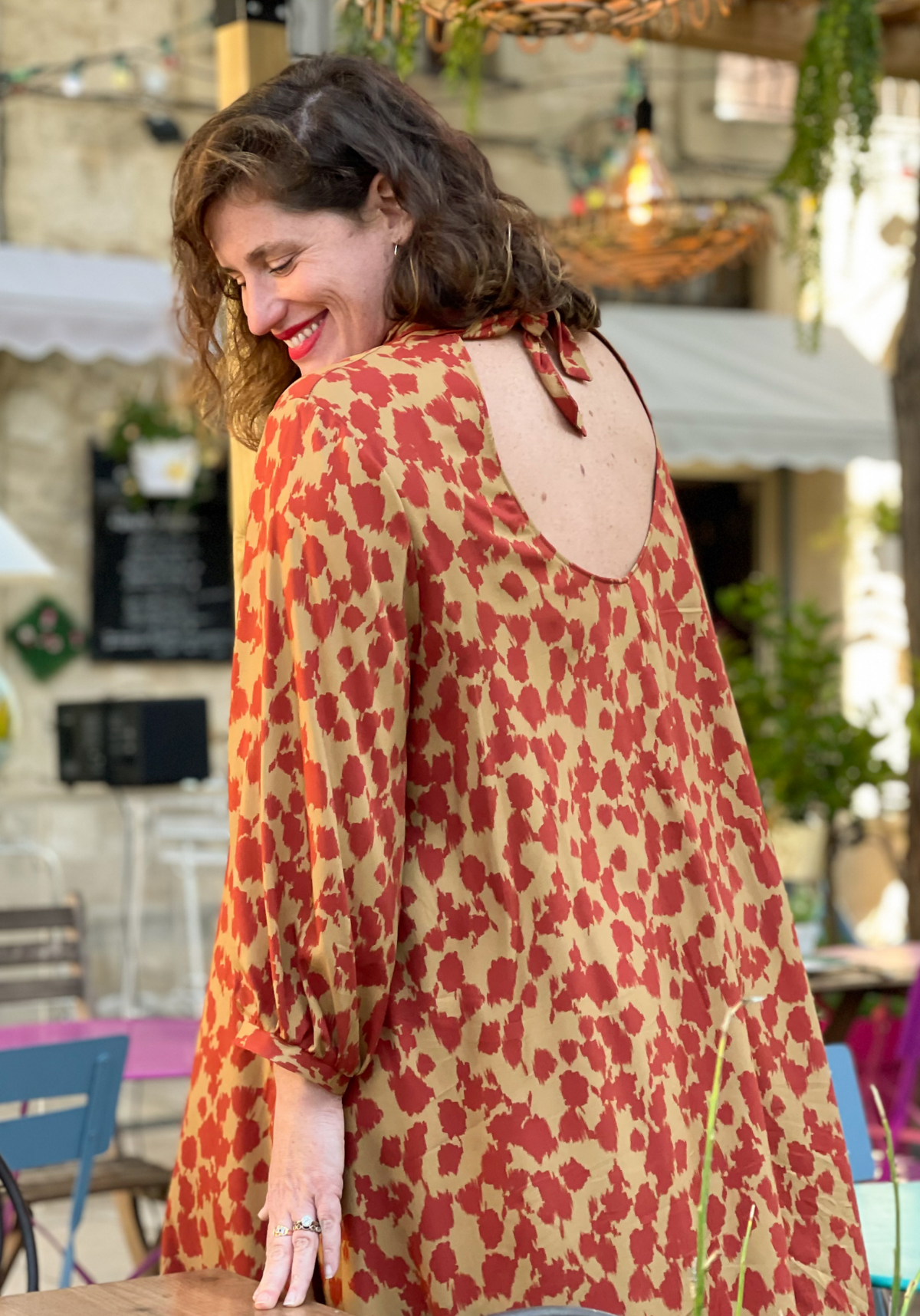 Patron couture robe, blouse Mia / PDF (A4, A3, A0, US Letter) - Cadres, Calques par Taille, Vidéoprojection - Maison Fauve