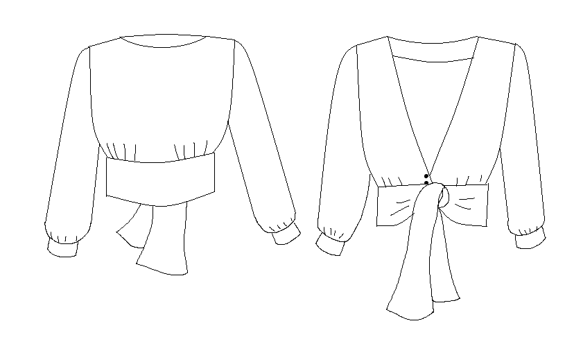 Patron couture robe, blouse Sierra / PDF (A4, A3, A0, US Letter) - Cadres, Calques par Taille, Vidéoprojection - Maison Fauve