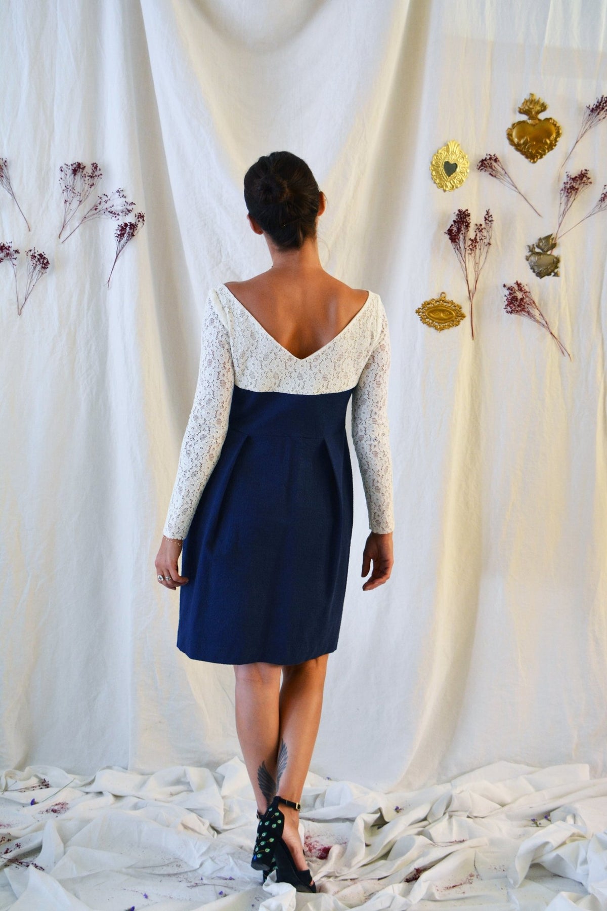 Patron couture robe Jasmin / PDF (A4, A3, A0, US Letter) - Cadres, Calques par Taille, Vidéoprojection - Maison Fauve
