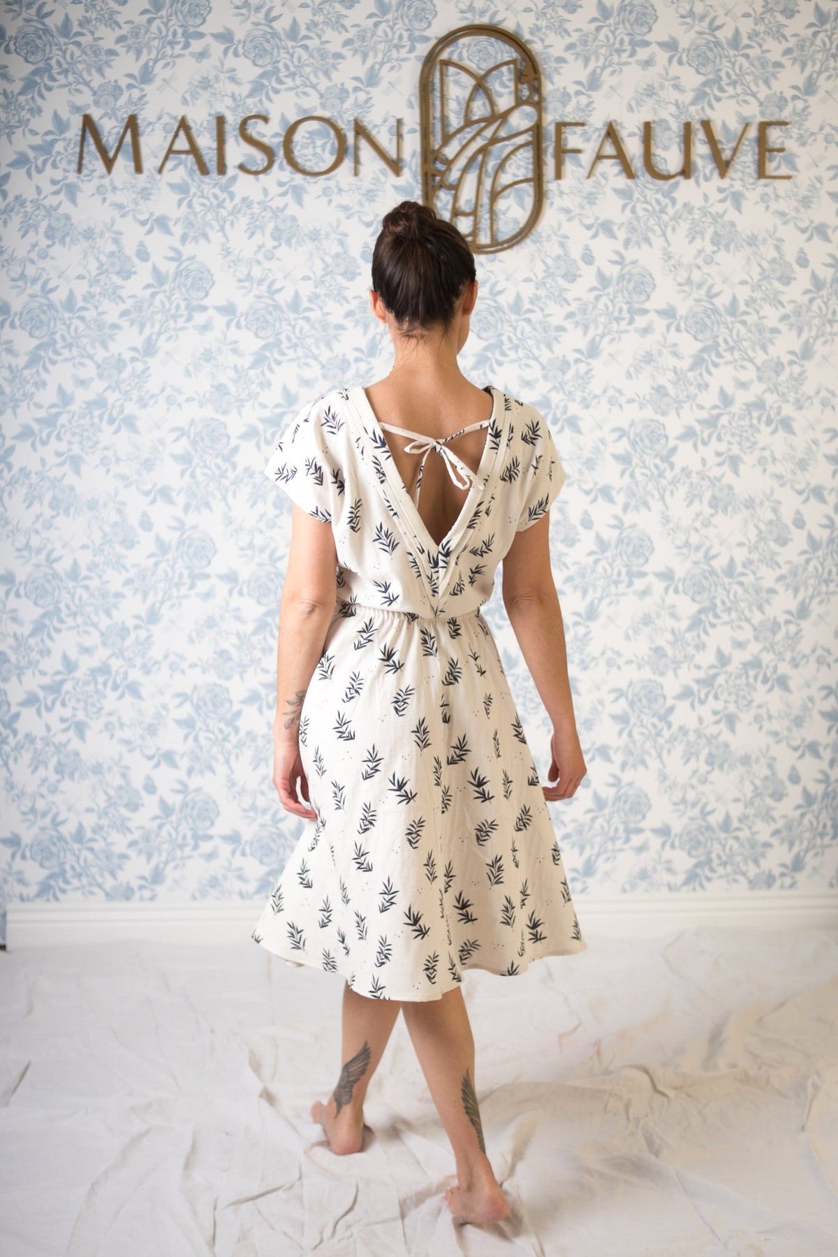 Patron couture robe, top Byzance / PDF (A4, A3, A0, US Letter) - Cadres, Calques par Taille, Vidéoprojection - Maison Fauve