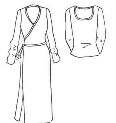 Patron couture robe, top en maille Ludmilla / PDF (A4, A3, A0, US Letter) - Cadres, Calques par Taille, Vidéoprojection - Maison Fauve
