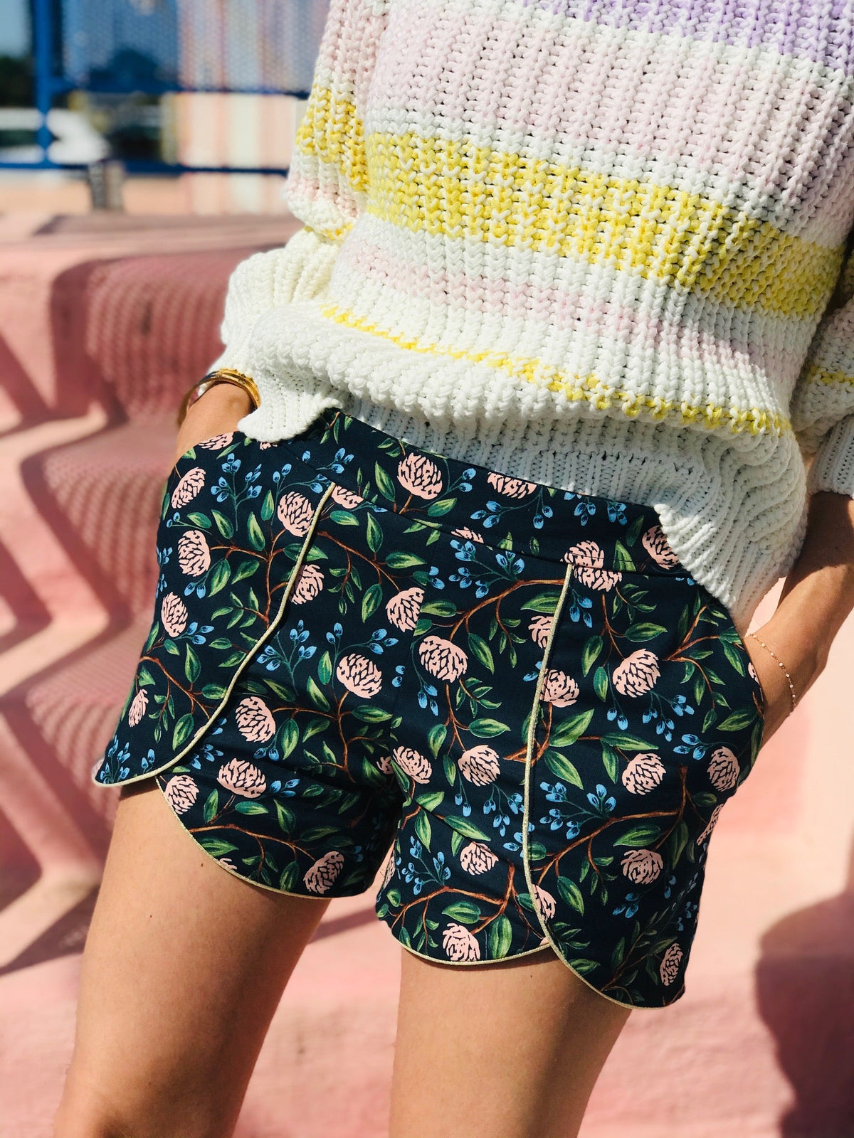 Patron couture short Pippa / PDF (A4, A3, A0, US Letter) - Cadres, Calques par Taille, Vidéoprojection - Maison Fauve