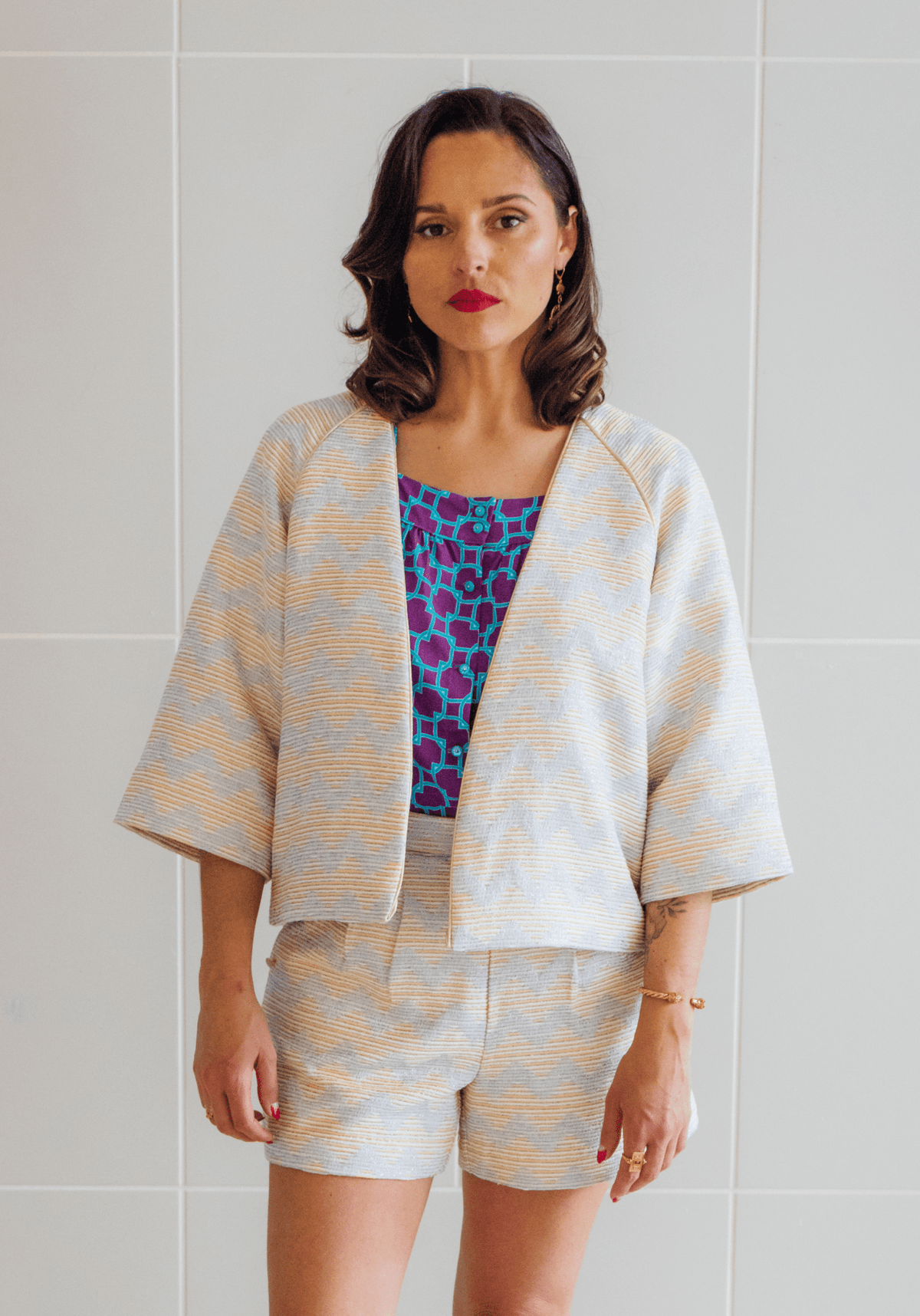 Patron couture veste Nage Libre / PDF (A4, A3, A0, US Letter) - Cadres, Calques par Taille, Vidéoprojection - Maison Fauve