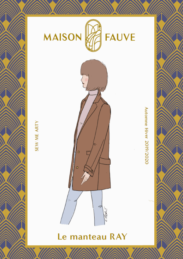 Patron manteau Ray / Patron pochette - Maison Fauve