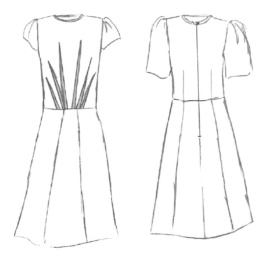 Patron robe, blouse Zénith / Patron pochette - Maison Fauve