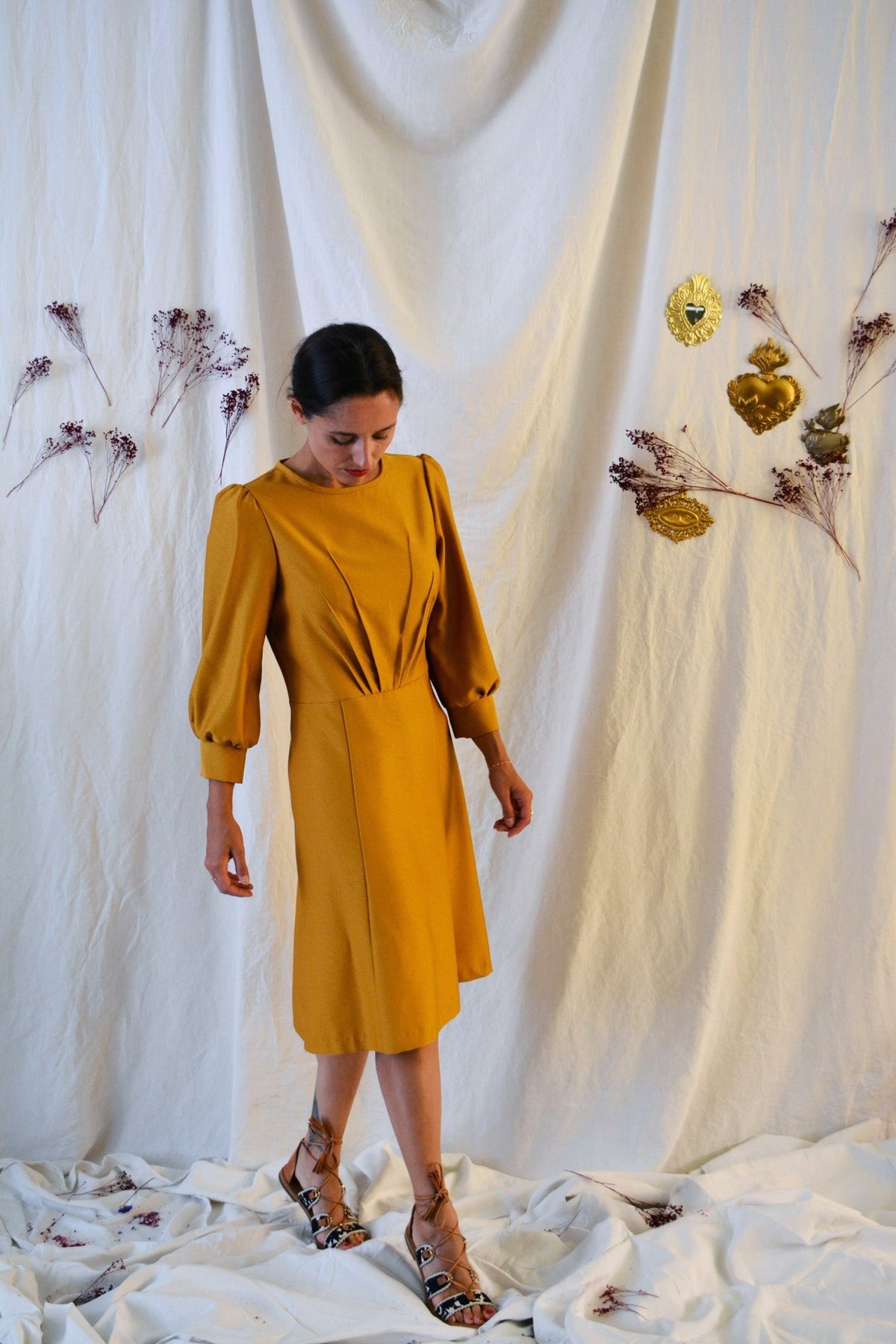 Patron robe, blouse Zénith / PDF (A4, A3, A0, US Letter) - Cadres, Calques par Taille, Vidéoprojection - Maison Fauve