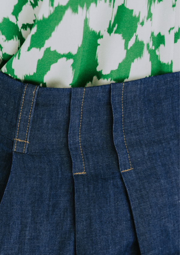 Tissu jean denim léger Macadam - Maison Fauve